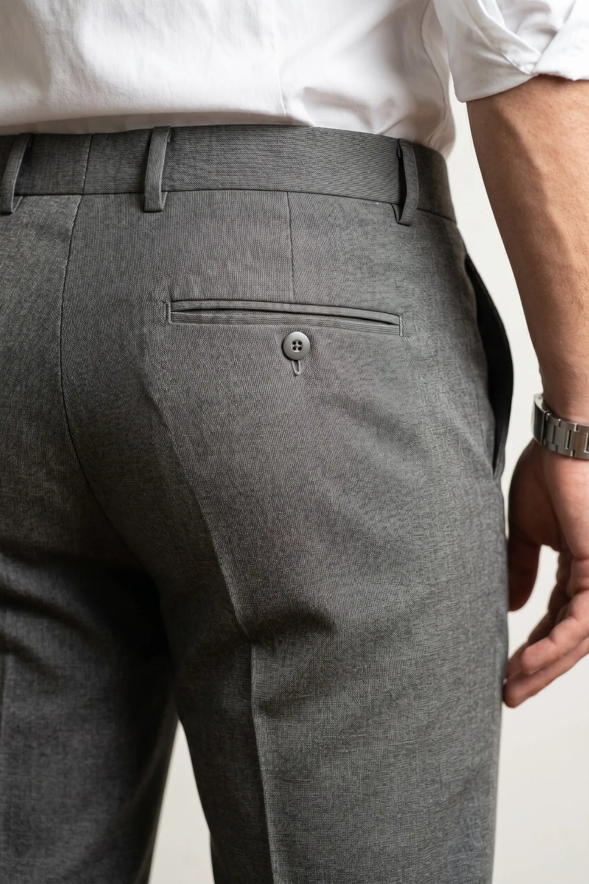 Calça Social Masculina Slim com Elastano