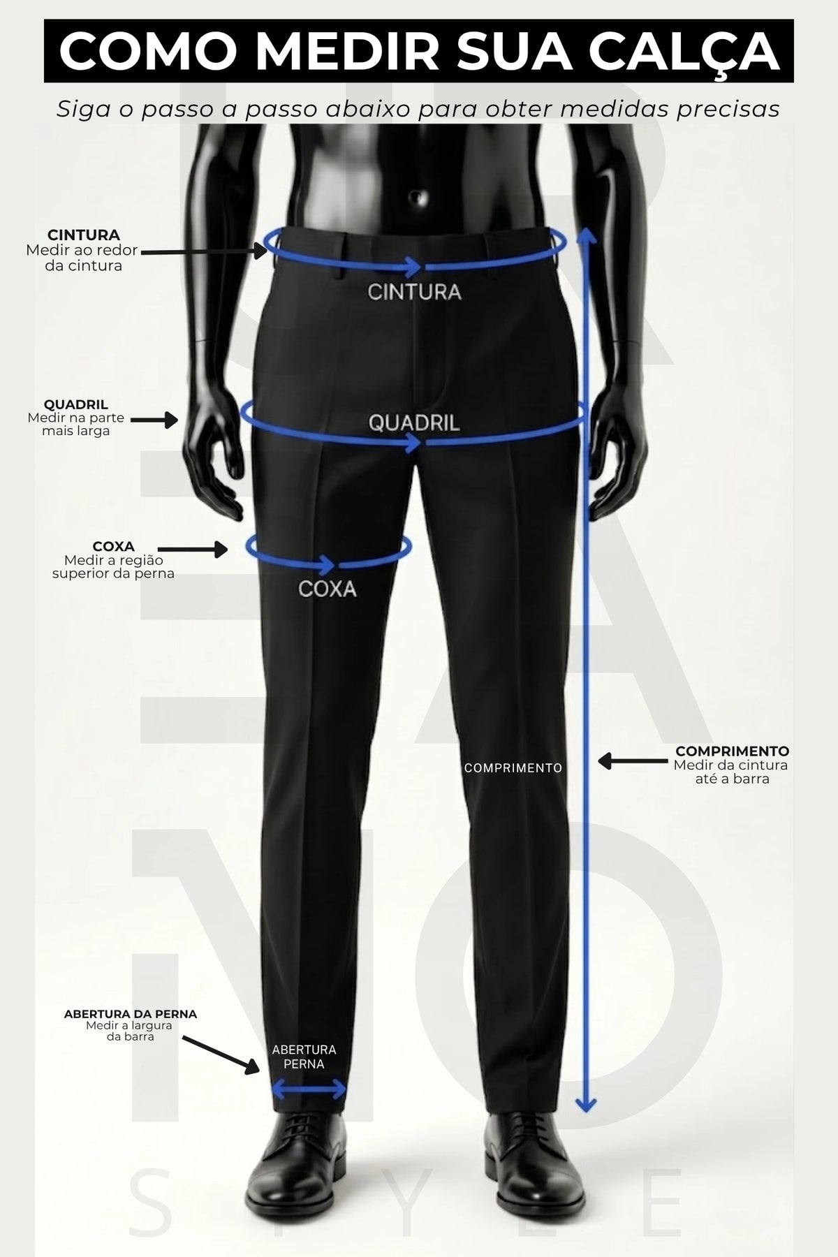 Calça Social Masculina Tradicional