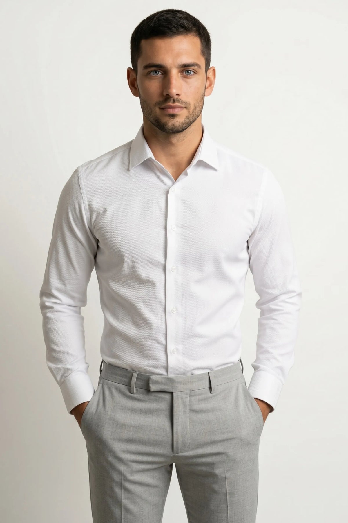 Camisa Social Slim Premium Texturizada