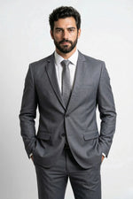 Terno Masculino Nerozza Poliviscose Semi Slim