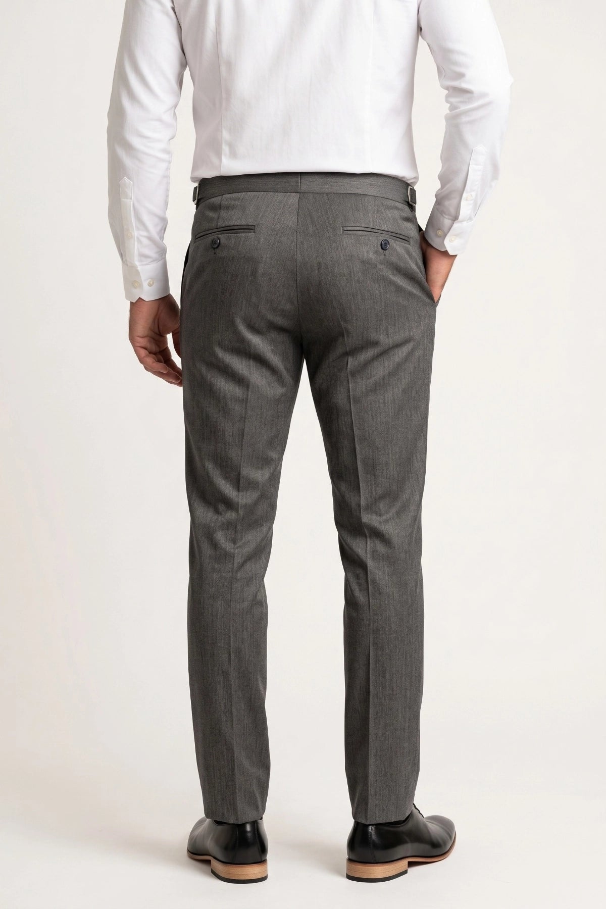Calça Social Poliviscose Slim com Regulador