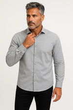 Camisa Social Slim Fit em Algodão Premium