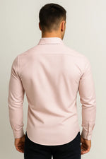 Camisa Social Slim Fit em Algodão Pima Fio 80