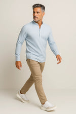 Camisa Bata Slim em Algodão Flamê Leve com Gola Padre