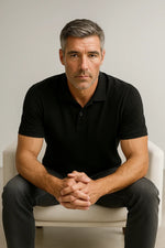 Camisa Polo em Algodão Pima com Elastano