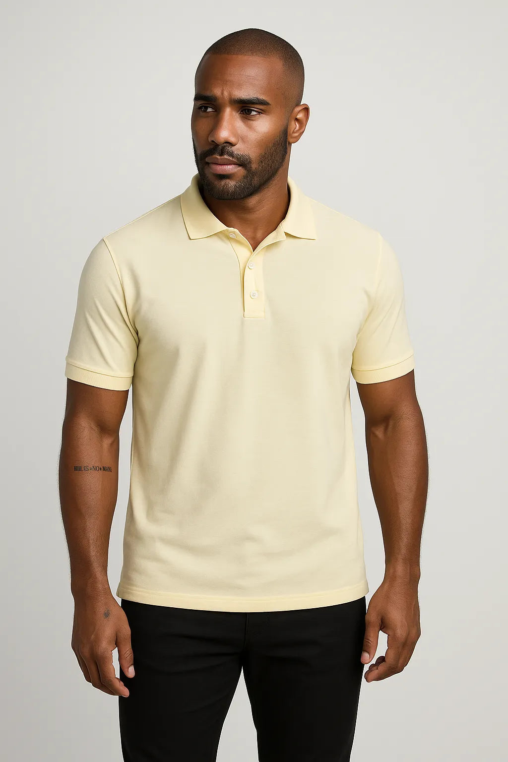 Camisa Polo Slim em Algodão Piquet com Elastano