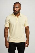 Camisa Polo Slim em Algodão Piquet com Elastano
