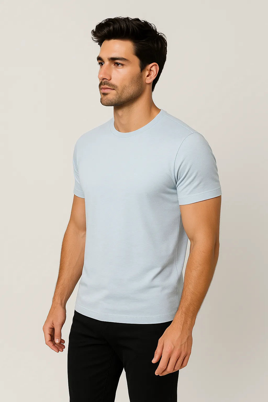 Camiseta Premium em Algodão Egípcio com Elastano