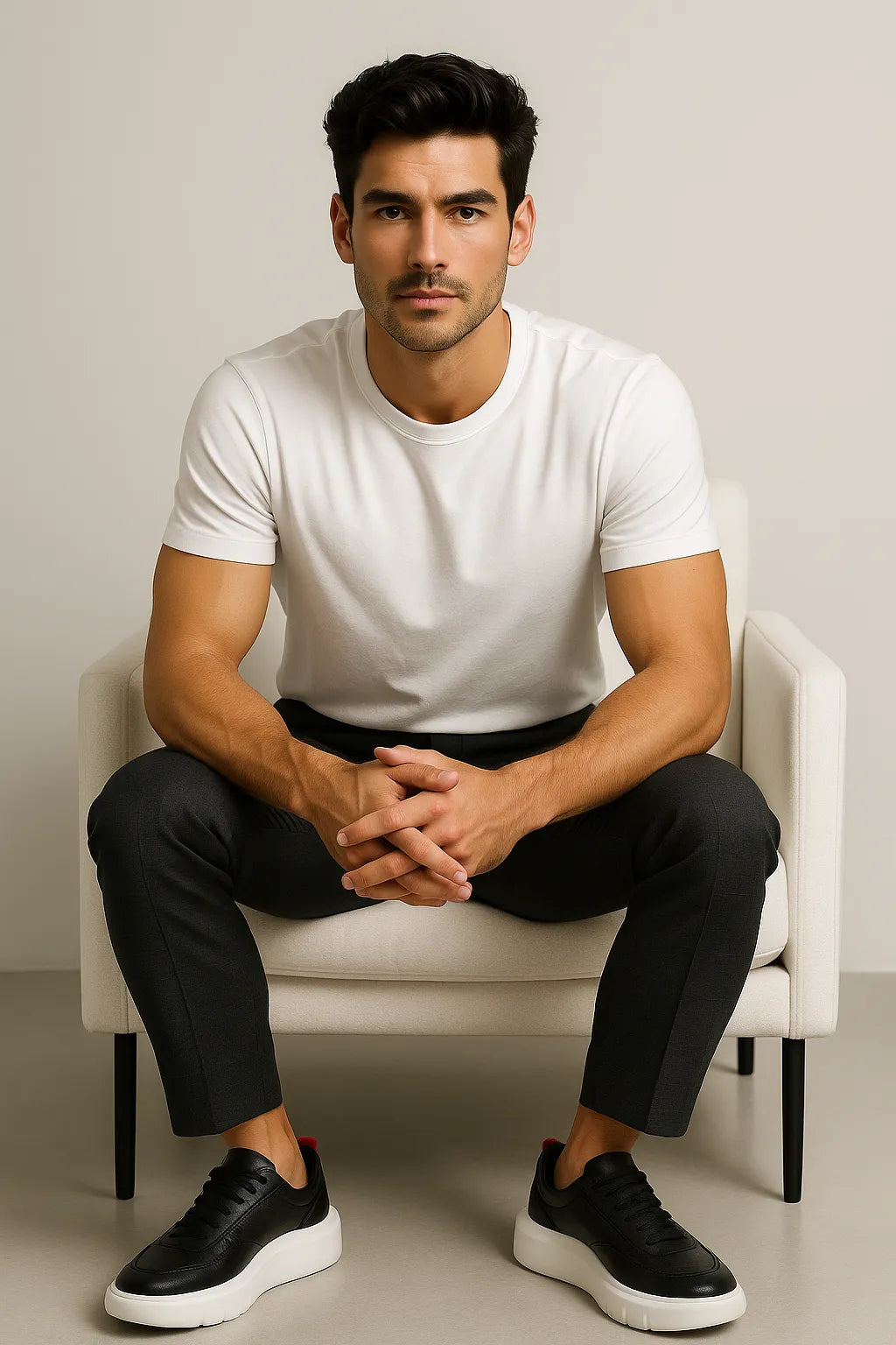 Camiseta Premium em Algodão Egípcio com Elastano