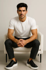 Camiseta Premium em Algodão Egípcio com Elastano