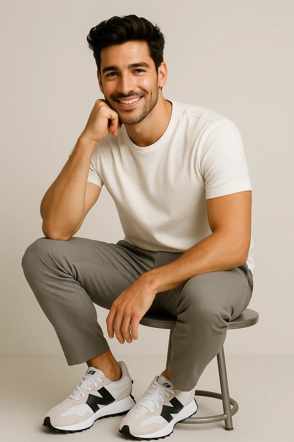 Camiseta Premium em Algodão Egípcio com Elastano