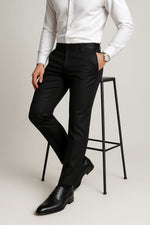 Calça Social Slim Masculina em Poliéster com Elastano