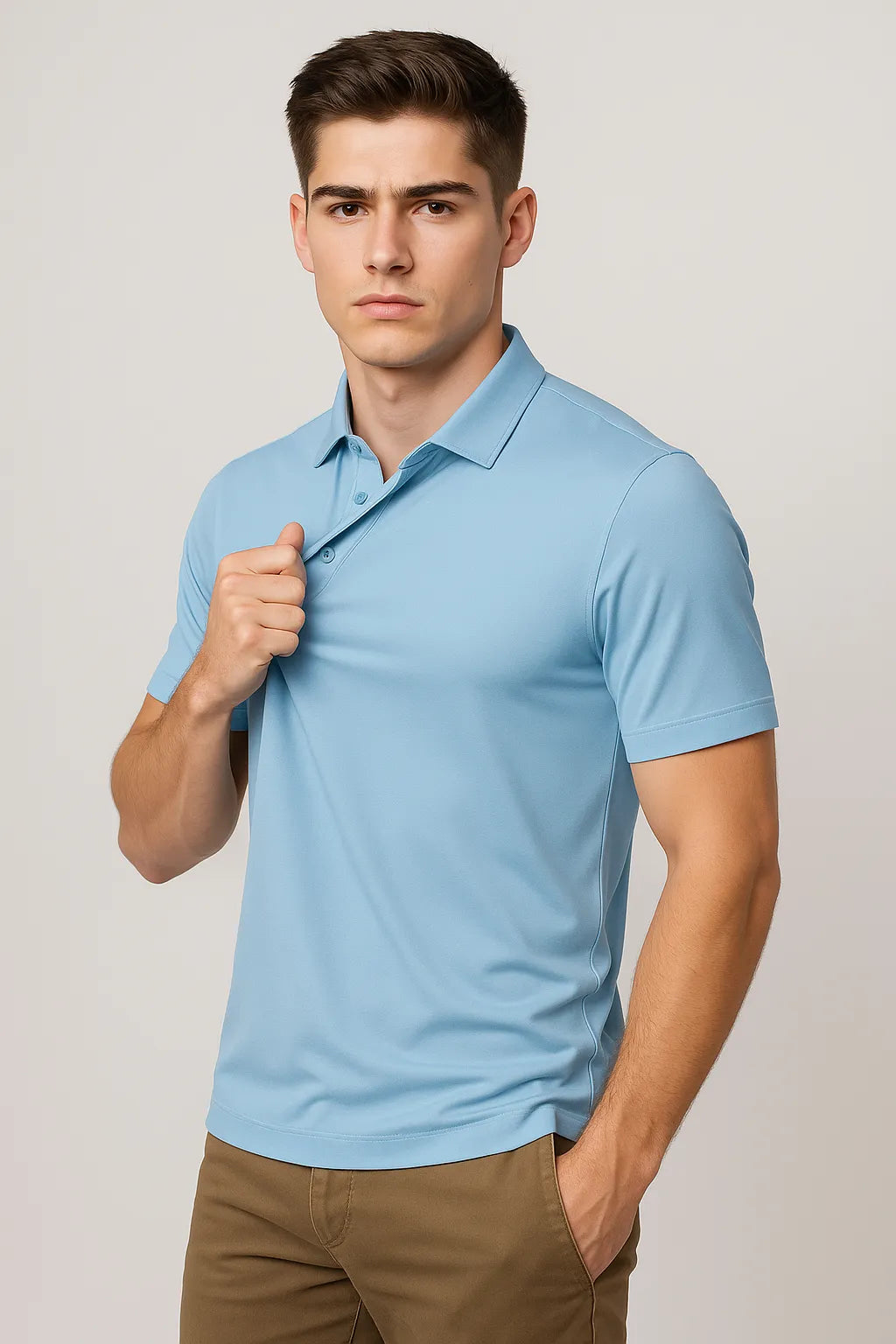 Camisa Polo Tech Light Masculina com Elastano