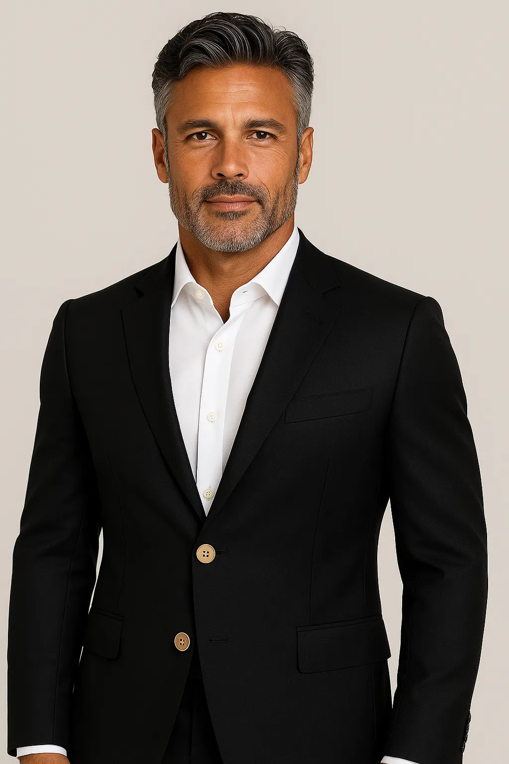 Terno Masculino Slim Preto 2 Peças