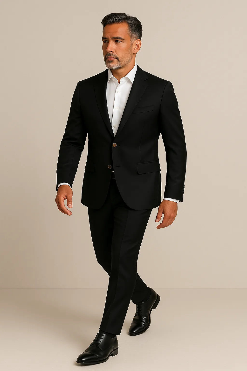 Terno Masculino Slim Preto 2 Peças