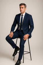 Terno Masculino Slim Azul Marinho 2 Peças