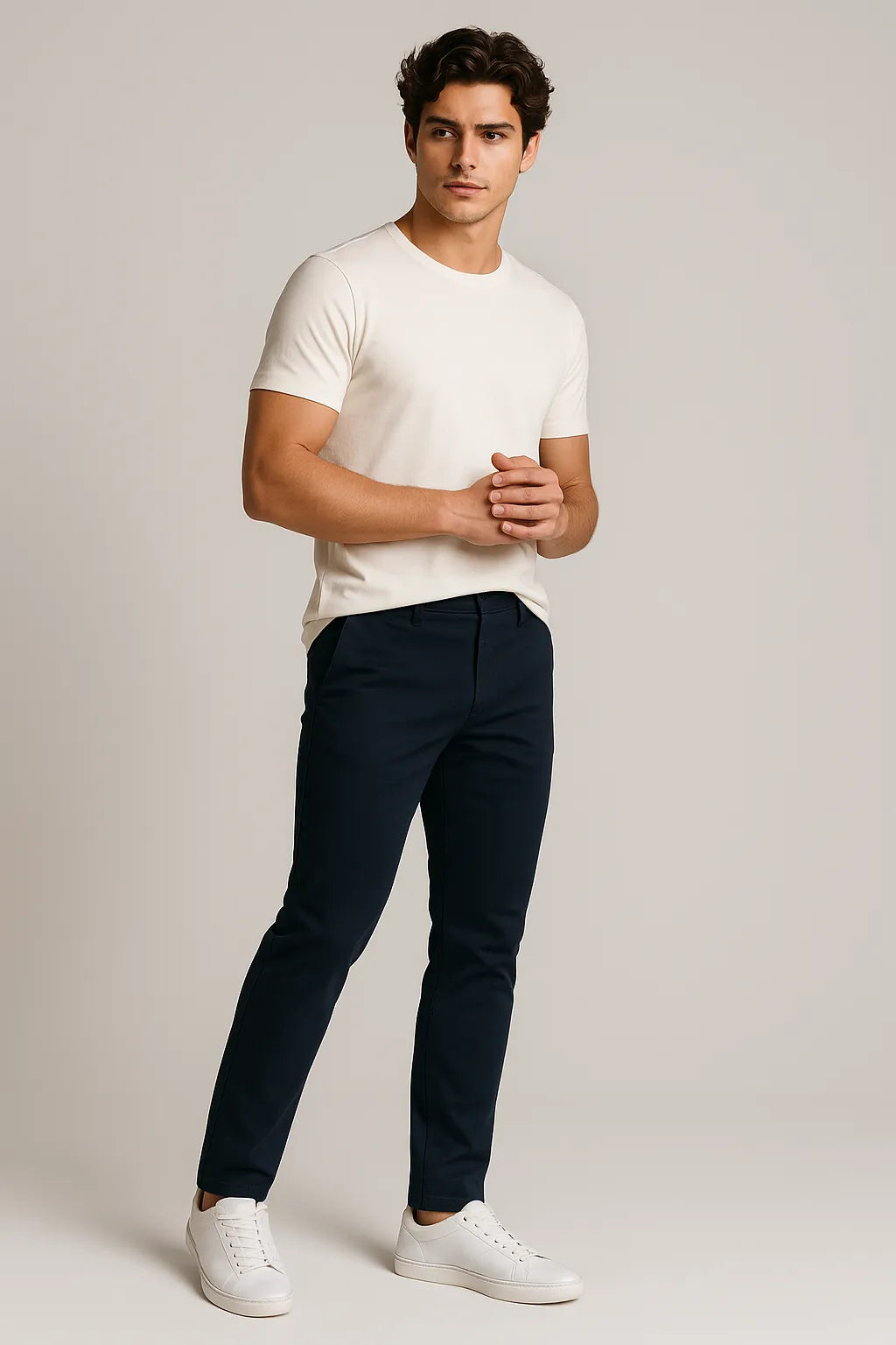 Calça Sarja Masculina com Elastano Premium