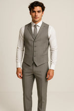 Terno Masculino Príncipe de Gales em Poliviscose Premium – 3 Peças