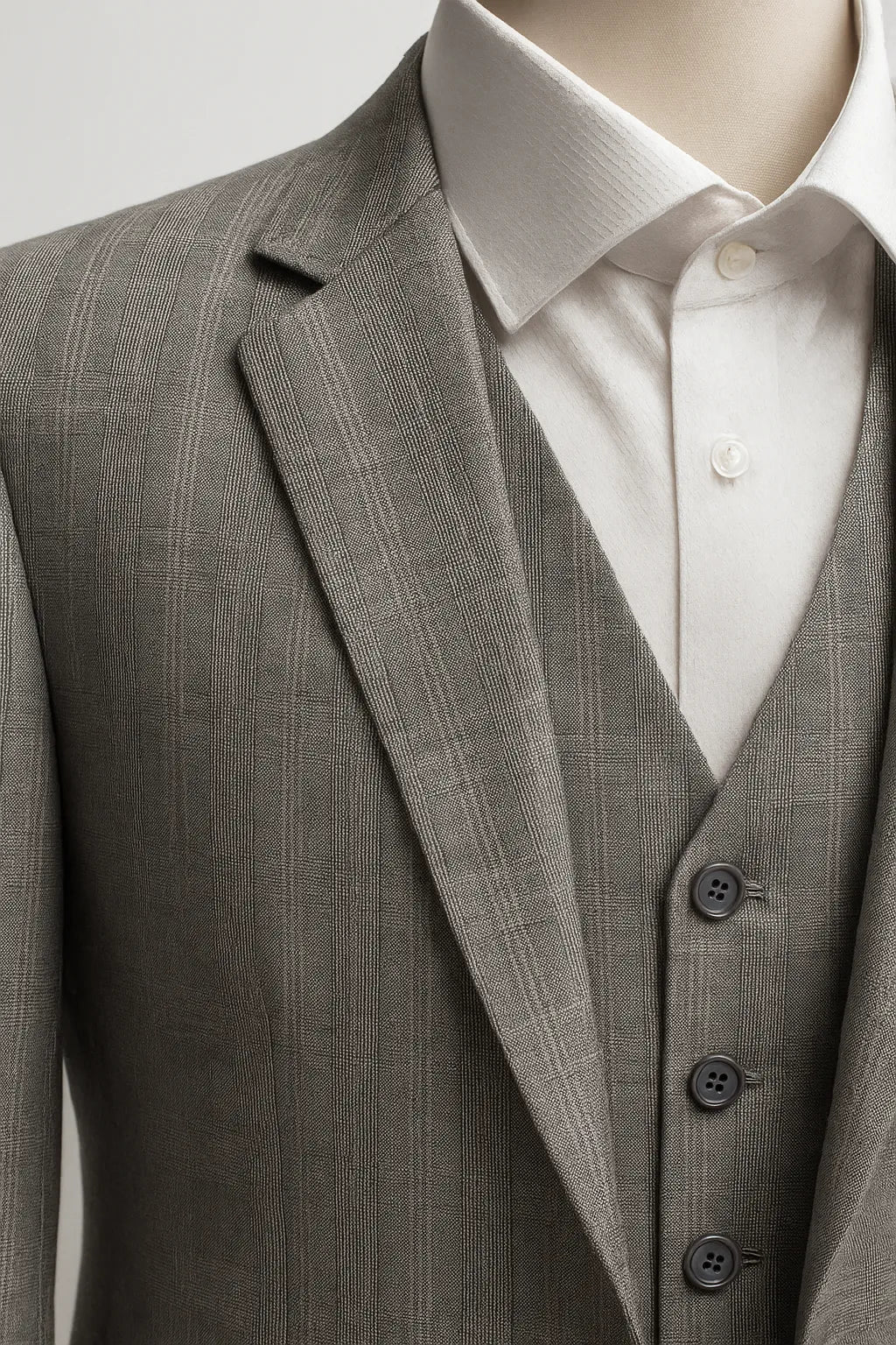 Terno Masculino Príncipe de Gales em Poliviscose Premium – 3 Peças