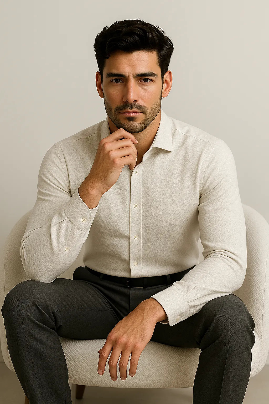 Camisa Social Slim Premium Texturizada