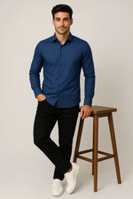 Camisa Social Slim Premium Texturizada