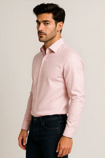 Camisa Social Slim Rosa Premium
