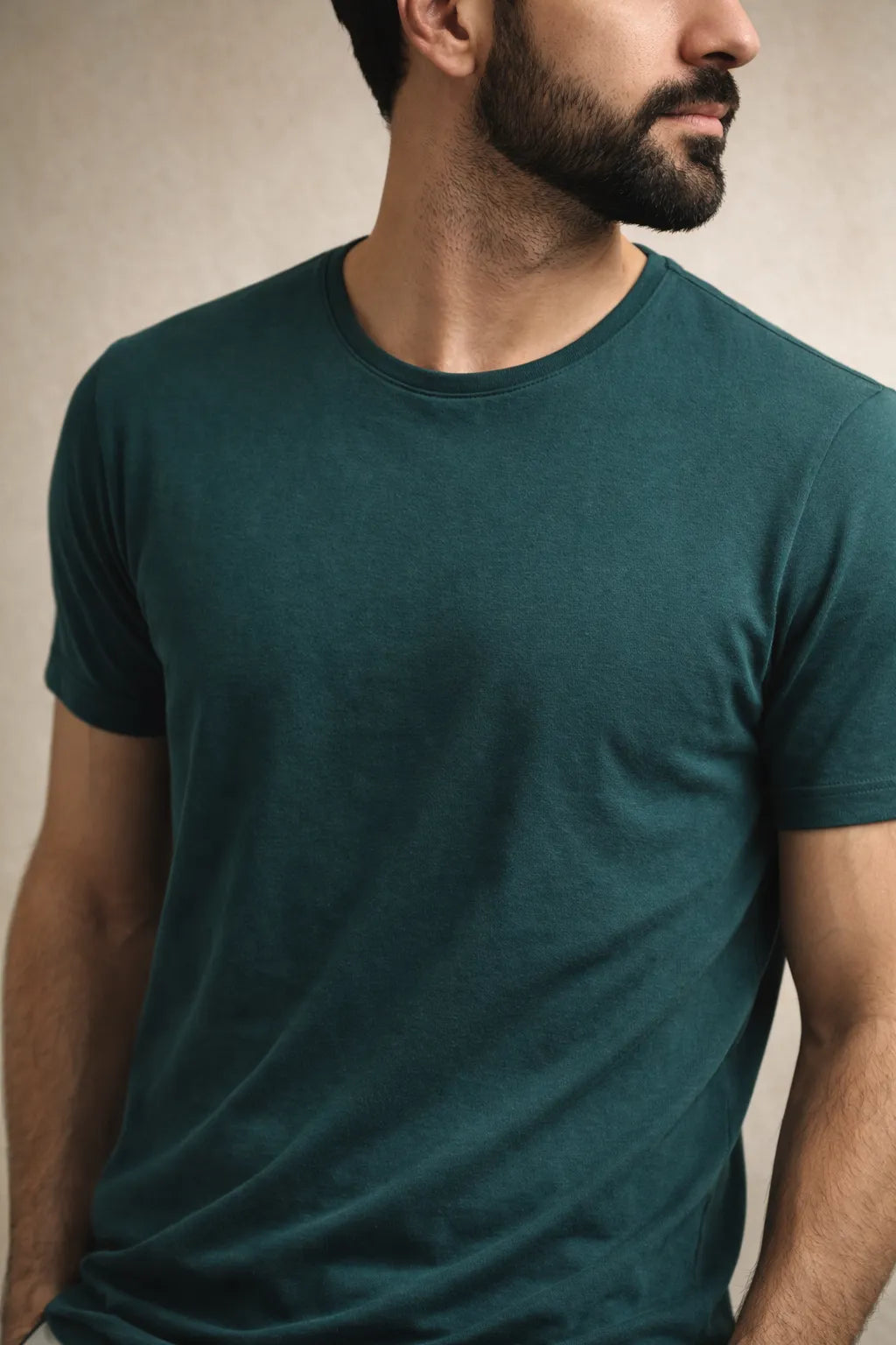 Camiseta Premium em Algodão Egípcio com Elastano
