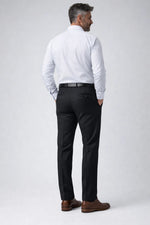 Calça Social Masculina Preta em Poliéster Premium