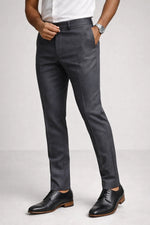 Calça Social Masculina em Poliéster com Elastano