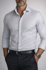 Camisa Social Slim Fit em Algodão Egípcio