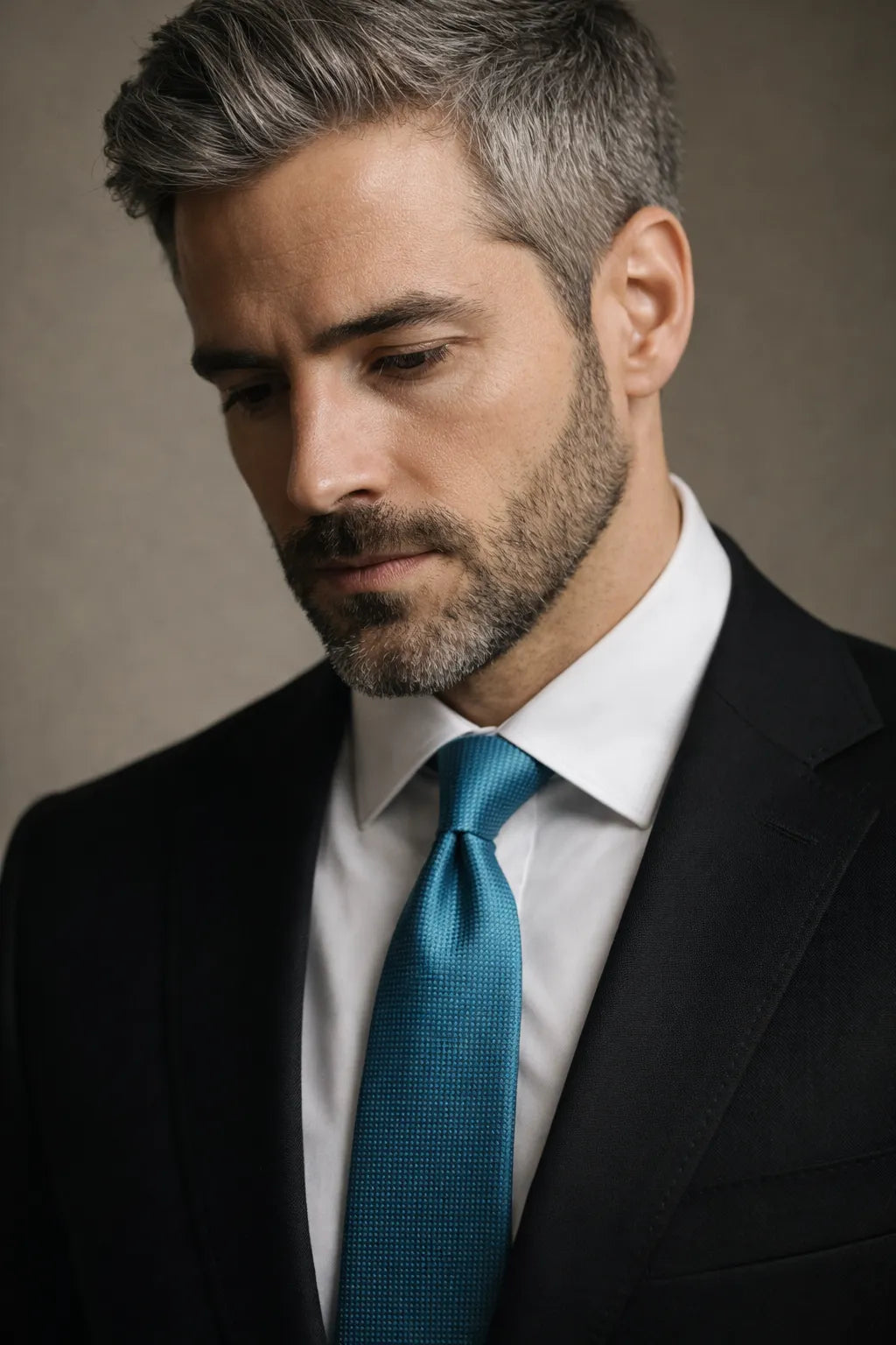 Gravata Masculina Gold Semi Slim Texturizada