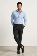Calça Social Masculina Slim com Elastano