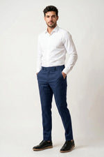 Calça Social Masculina Slim com Elastano
