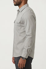 Camisa Masculina Casual Slim Fit Sarja