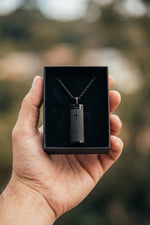 Colar Masculino Pai Nosso em Aço Inoxidável