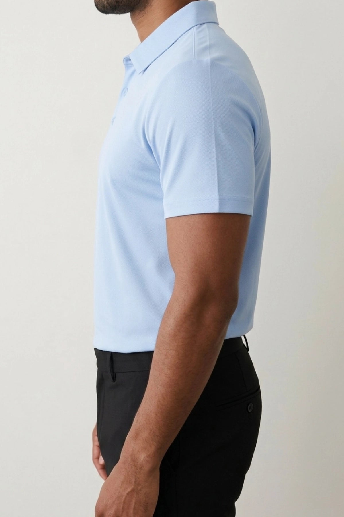 Camisa Polo Masculina Tech Slim com Elastano