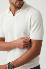 Camisa Polo Masculina Tricot V Textura