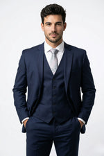 Terno Masculino Poliviscose Azul Noite Montreux