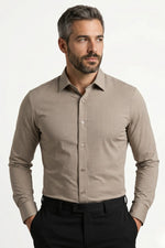 Camisa Social Fibra de Bambu Slim Quadriculada