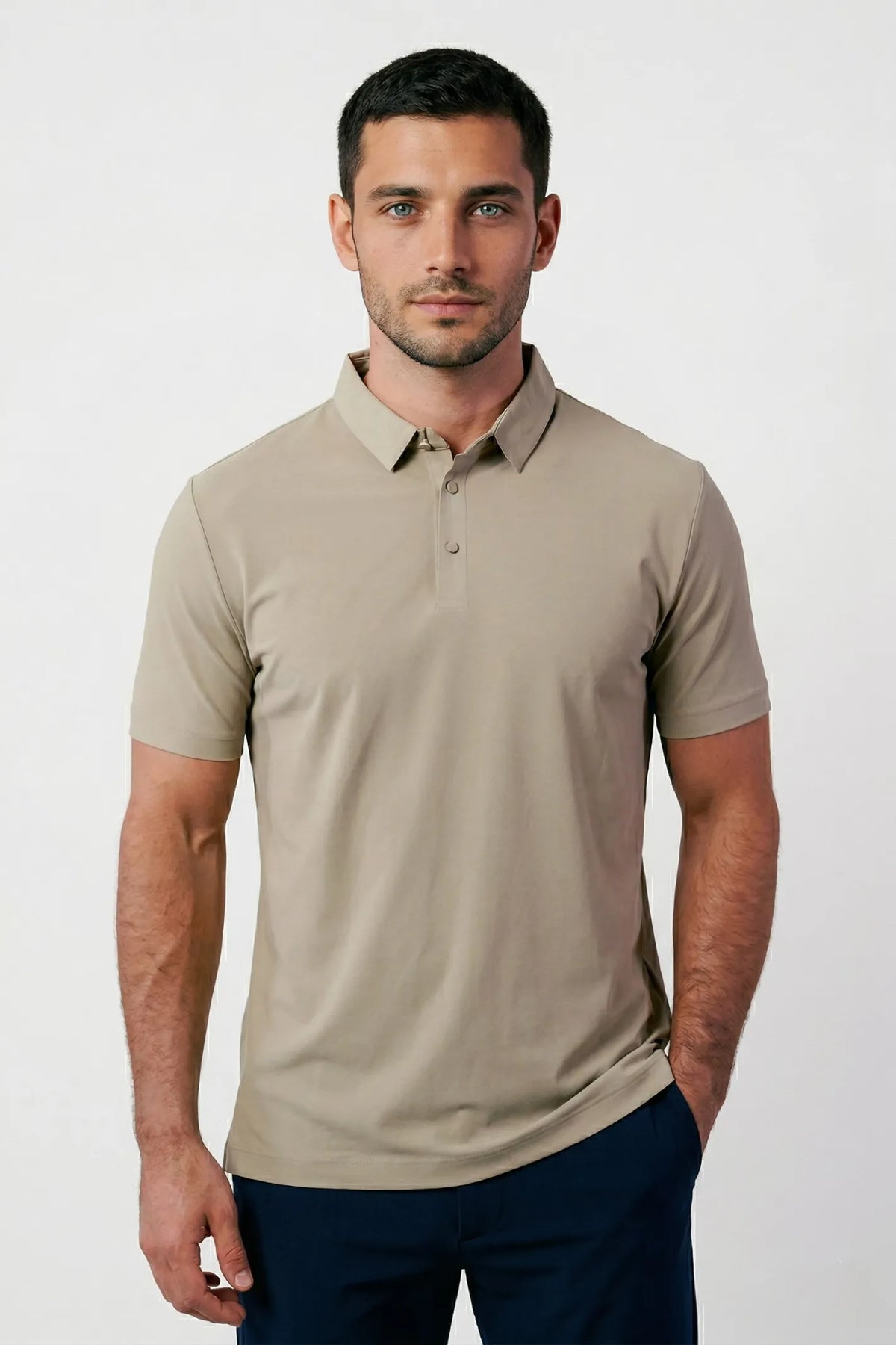 Camisa Polo Masculina Tech com Elastano