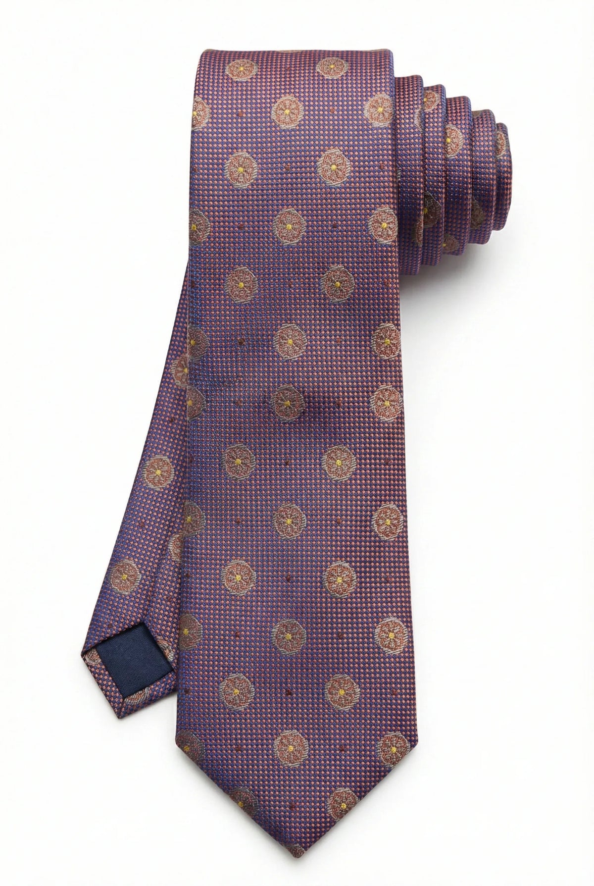 Gravata Masculina Estilo Seda Semi Slim Floral