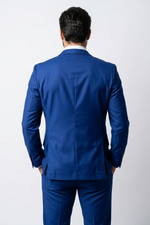 Terno Masculino Poliviscose Semi Slim Azul Bic