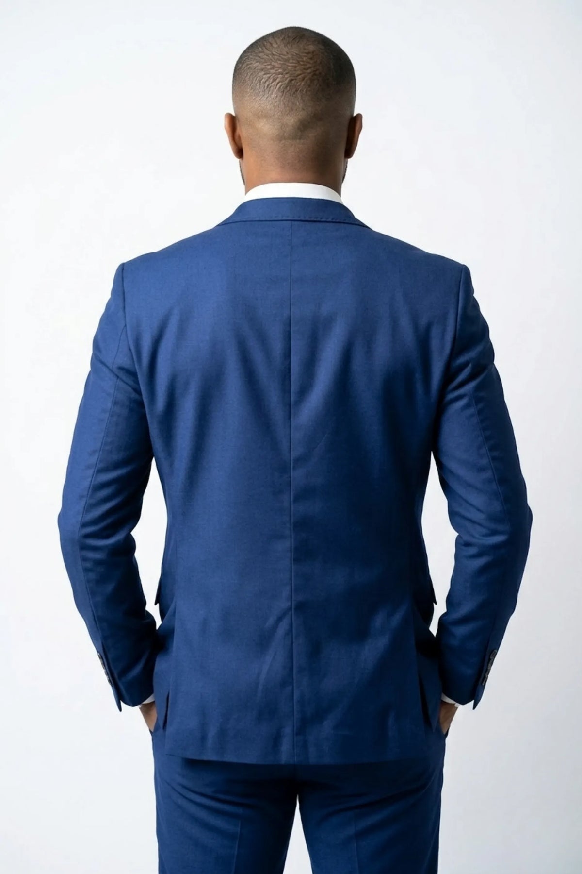 Terno Masculino Poliviscose Semi Slim Azul Imperial