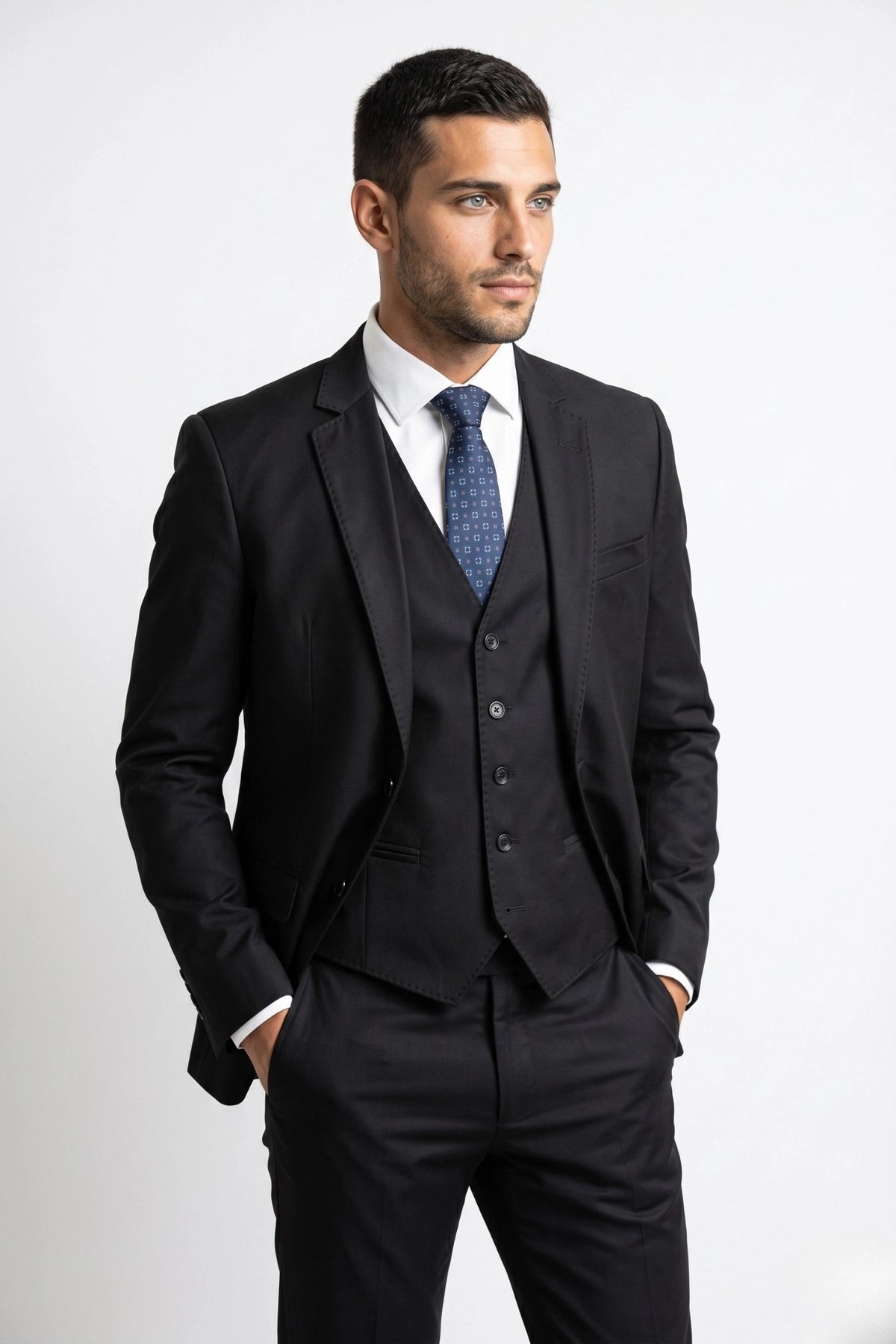 Terno Masculino Poliviscose Slim Vittorio