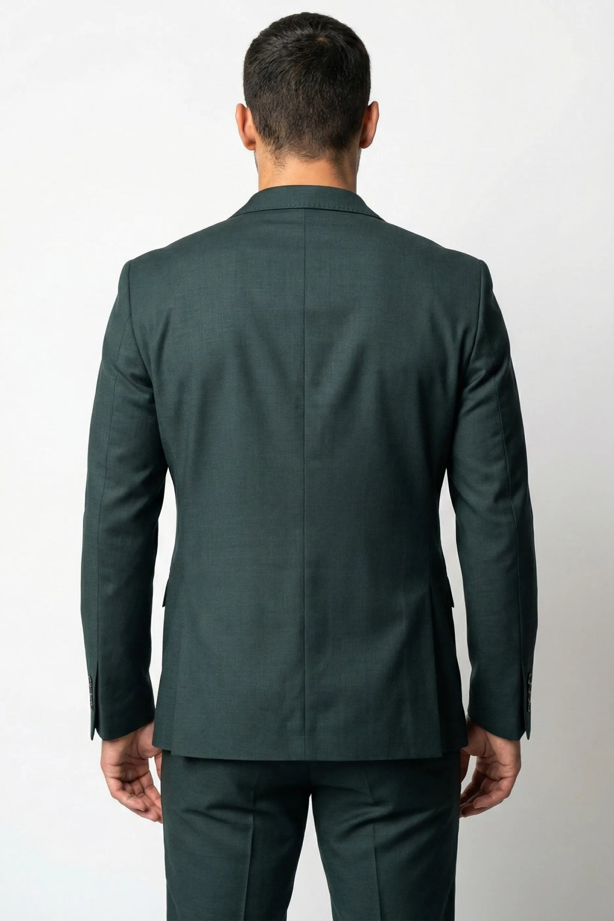 Terno Masculino Poliviscose Semi Slim Verde Militar