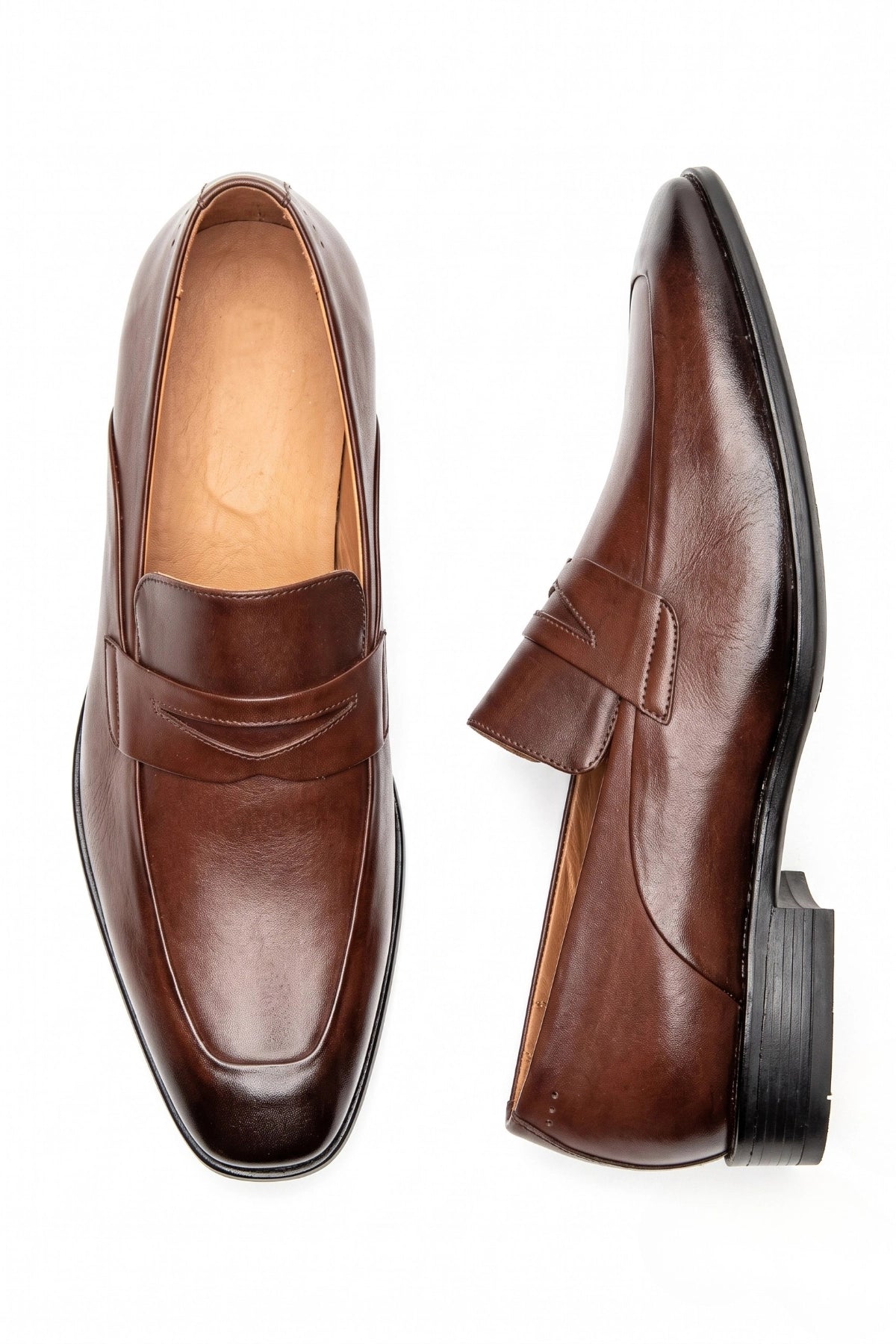 Sapato Social Loafer Elite em Couro Legítimo