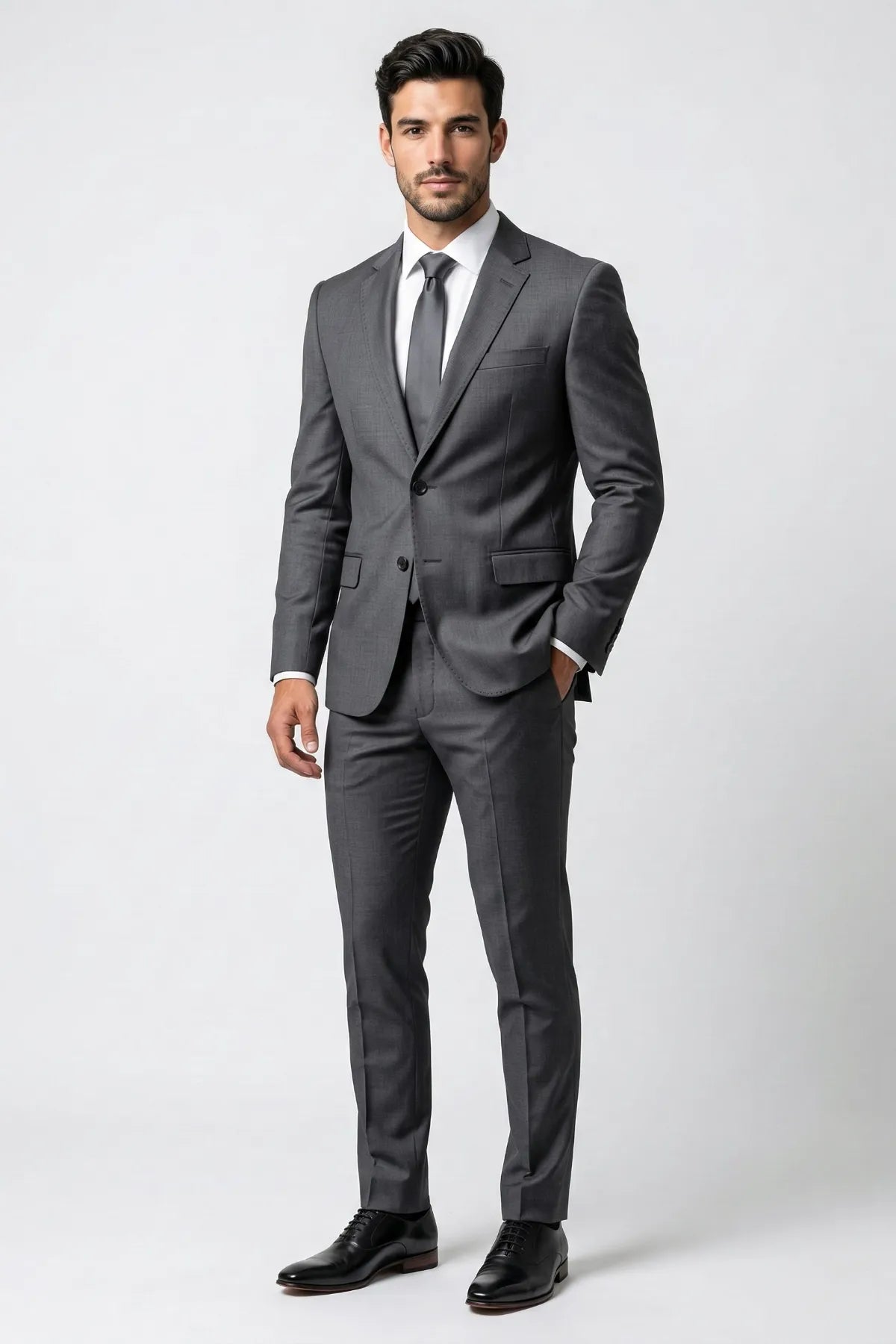 Terno Masculino Argento Poliviscose Semi Slim