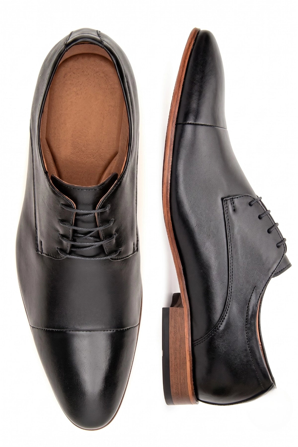 Sapato Social Derby Elegance em Couro Legítimo