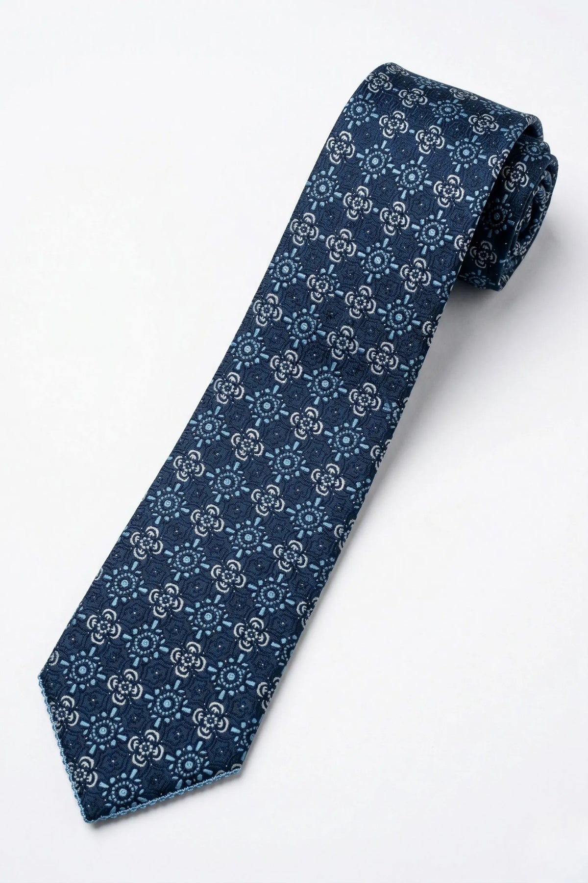 Gravata Masculina Semi Slim Estilo Seda 2400 Fios