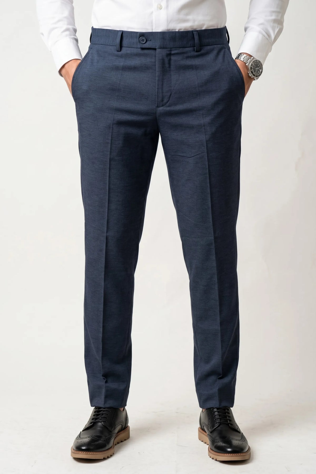 Calça Social Masculina Slim com Elastano